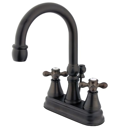 Kingston Brass 4" Centerset Bathroom Faucet, Oil Rubbed Bronze KS2615AX